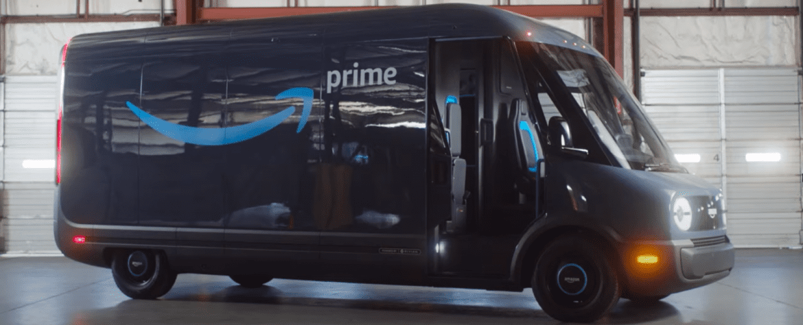 Amazon Shows Off Their Rivian Built Electric Delivery Van Evbite