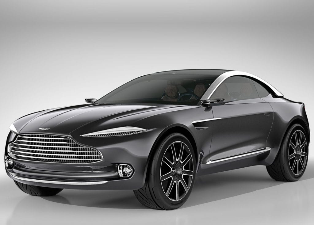 luxury electric cars Aston Martin DBX