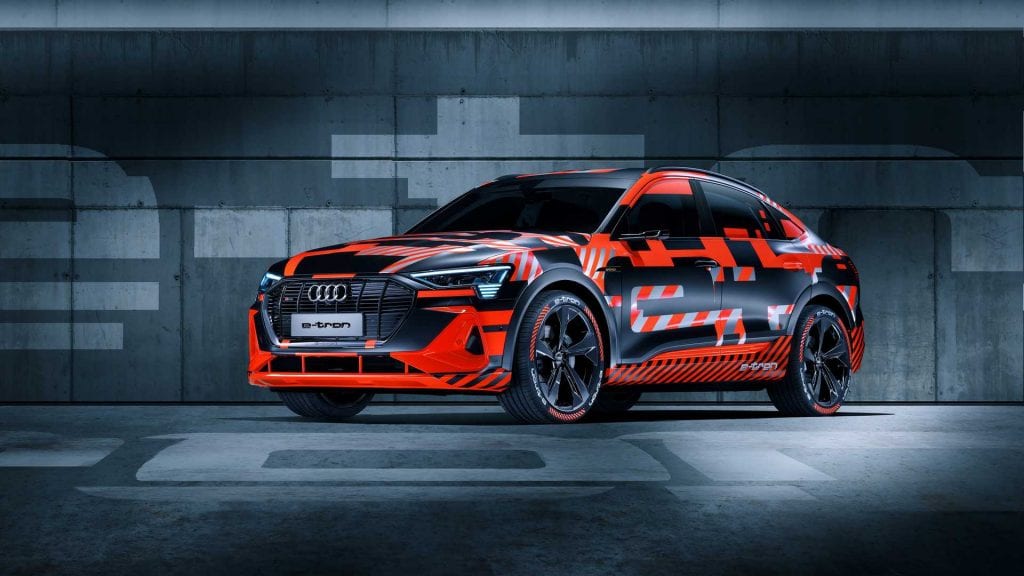Audi e-tron Sportback camo