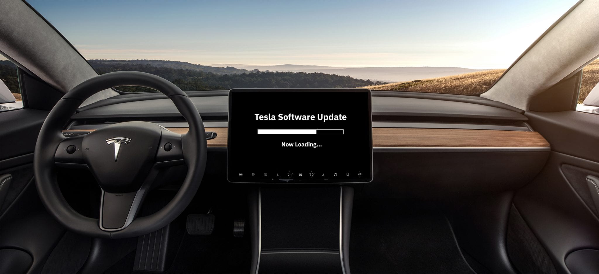 Latest Tesla Software Updates Driving Visualizations, Backup Camera